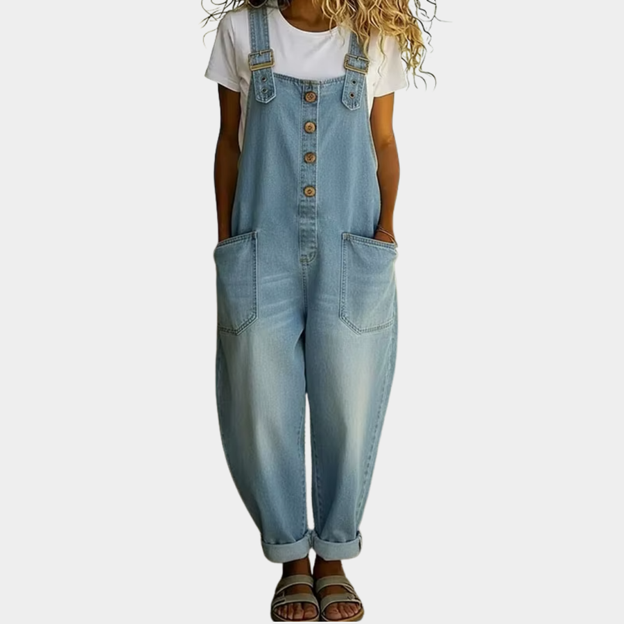 Sienna Adjustable Strap Wide Leg Jumpsuit