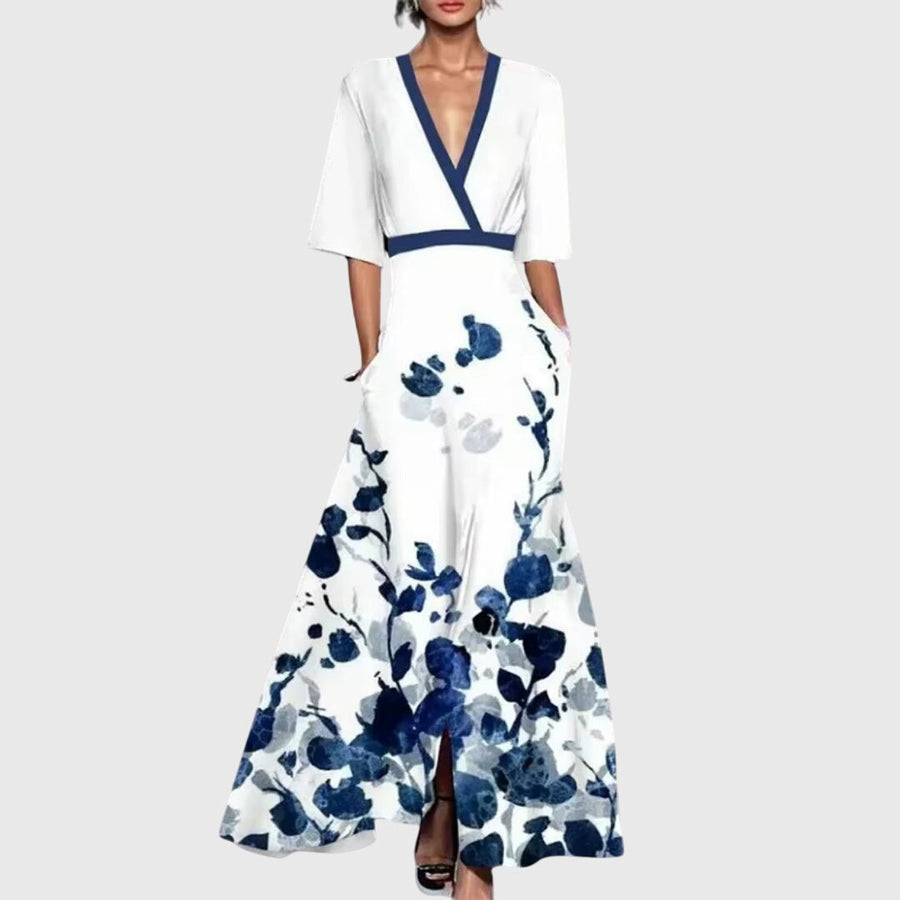 Meadow Floral Belted Dress