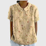 Penelope Short Sleeve Floral Blouse