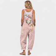 Greta Floral Adjustable Strap Jumpsuit
