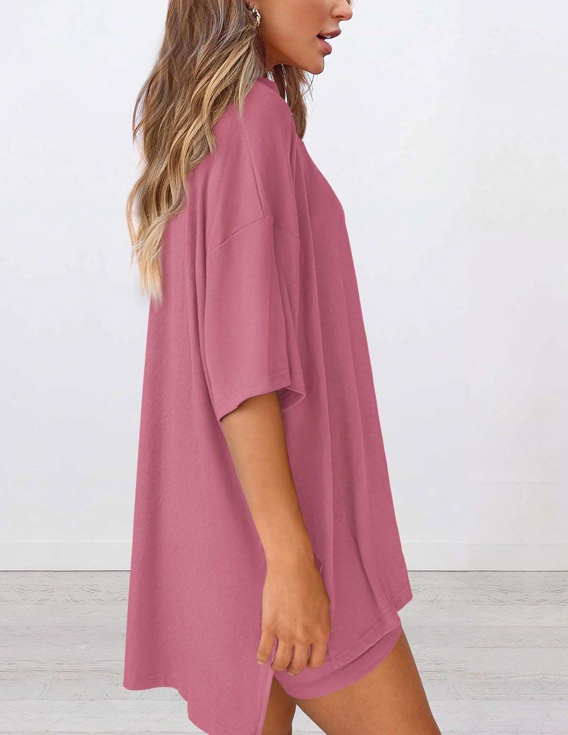 Estelle High Waist Elastic Waist Two-Piece Set