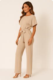 Elva Tie Belt Jumpsuit