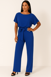 Elva Tie Belt Jumpsuit