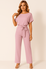 Elva Tie Belt Jumpsuit