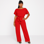 Elva Tie Belt Jumpsuit