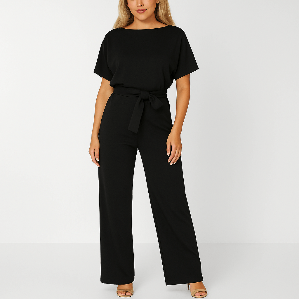 Elva Tie Belt Jumpsuit