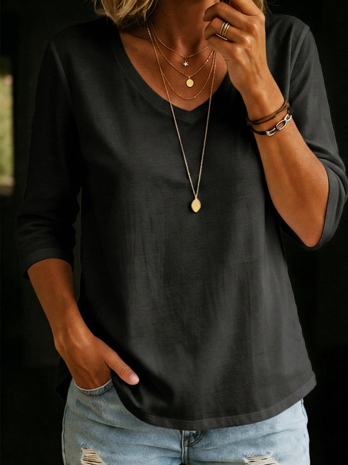 Thalia Short Sleeve Collared Shirt