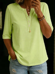 Vivienne Collared Short Sleeve Shirt