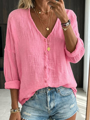 Rosalie Long Sleeve Collared Shirt