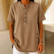 Tilda Side Button Henley Tunic