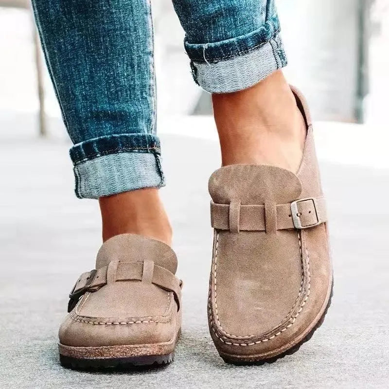 Buckle Clog Mules