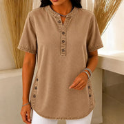 Tilda Side Button Henley Tunic