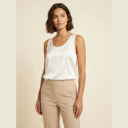 Satin U-Neck Tank Top