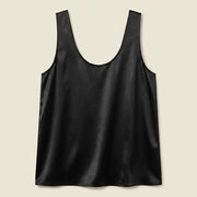 Satin U-Neck Tank Top